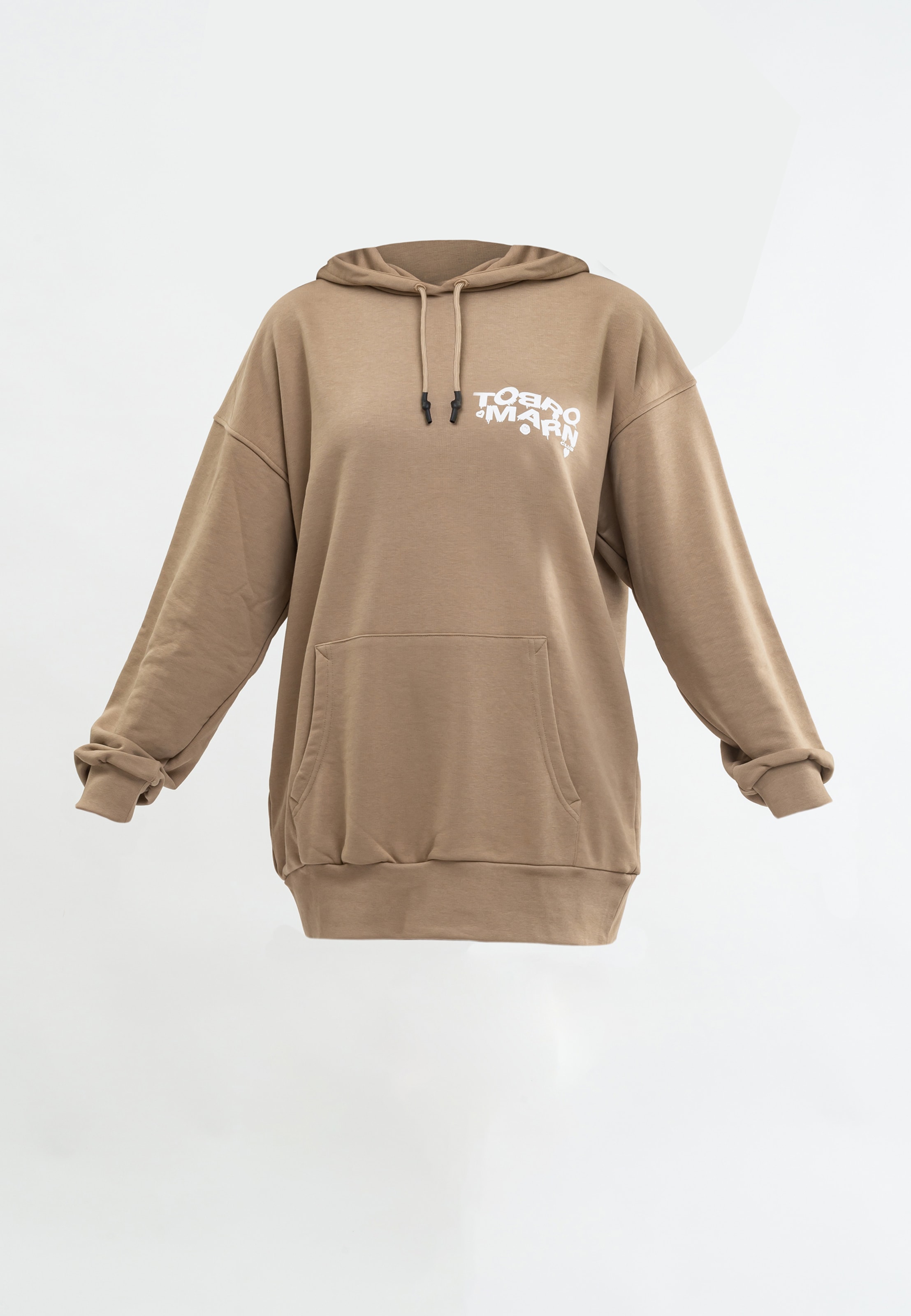 Tom Barron Sweatshirt in Beige: voorkant