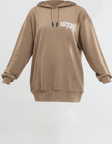 Tom Barron Sweatshirt in Beige: voorkant