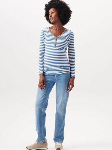 Esprit Maternity Shirt in Blue: front