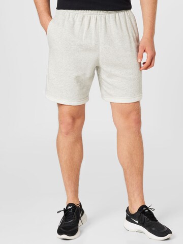NIKE Regular Спортен панталон в сиво: отпред