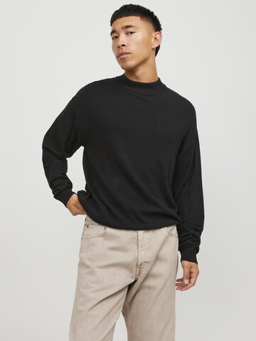 JACK & JONES Sweater 'Emil' in Black: front