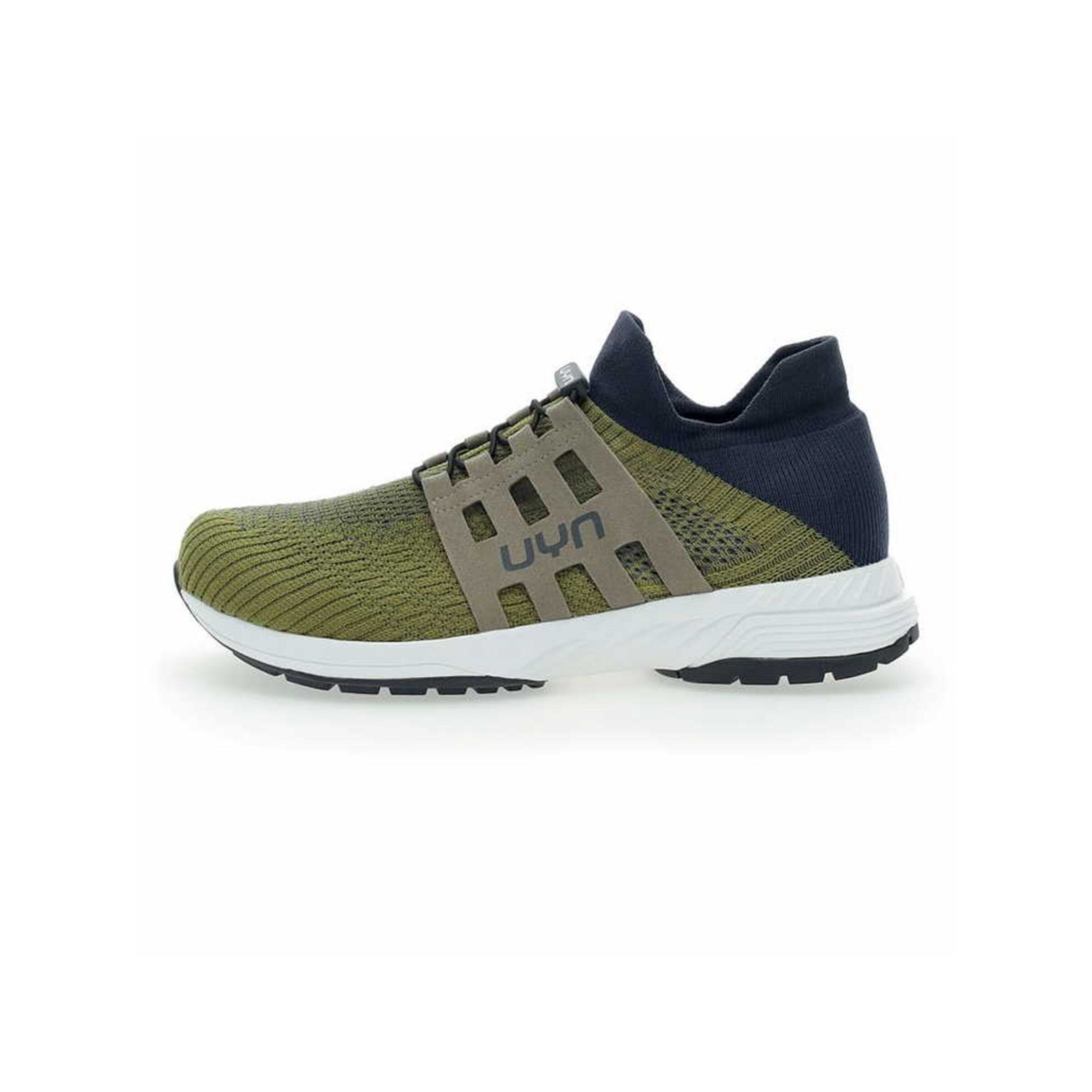 Uyn Platform trainers in Green: front