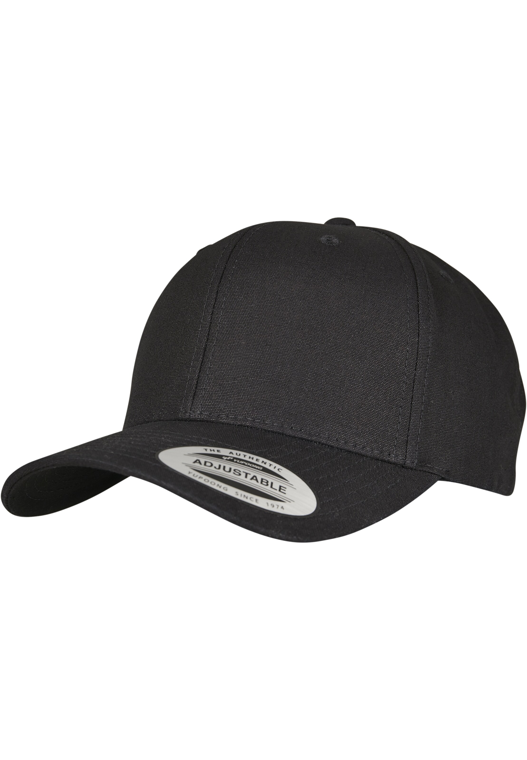 Flexfit Cap in Schwarz: Vorderseite