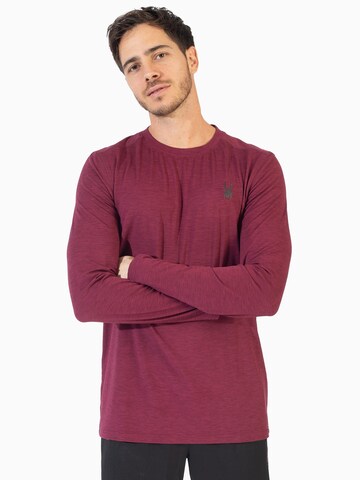 Spyder Functioneel shirt in Rood