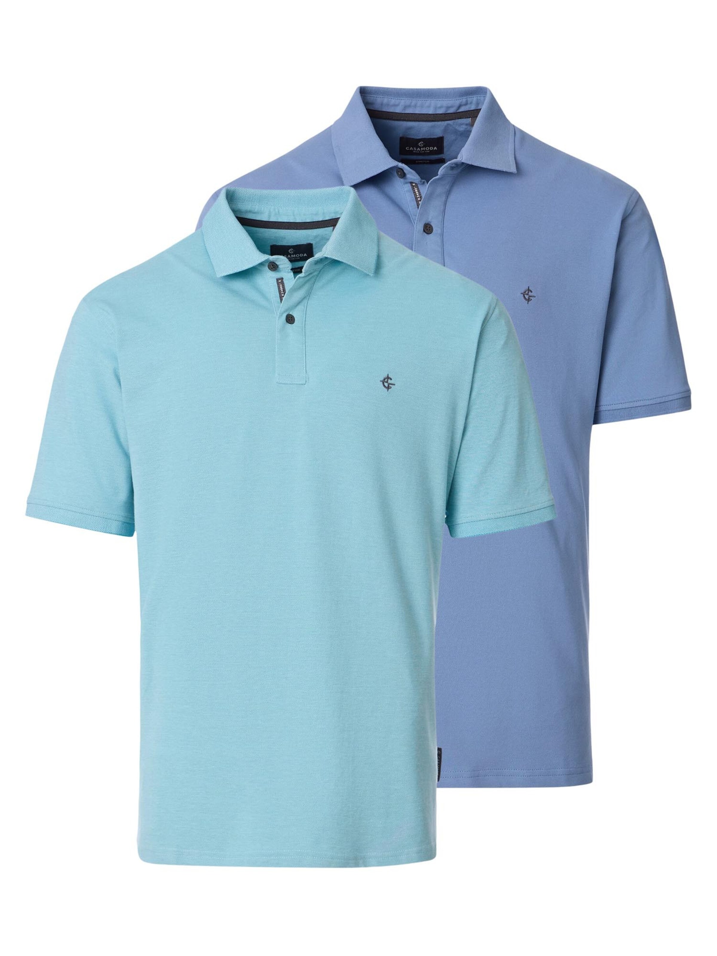 CASAMODA Shirt 'Basic'‌‌‌ in Blau: Vorderseite