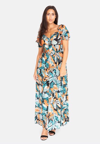 Elara Summer dress in Green: front