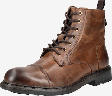 Jeep Lace-up boot in Brown: front