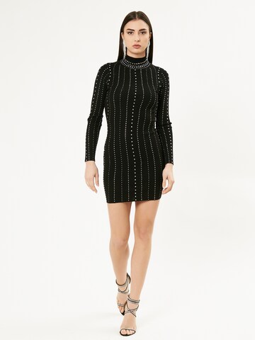 Influencer Knitted dress in Black