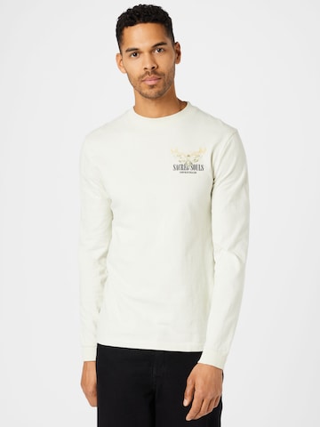 T-Shirt River Island en blanc : devant