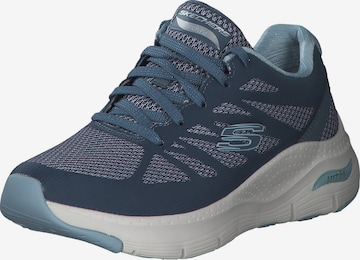 Baskets basses 'Arch ' SKECHERS en bleu : devant