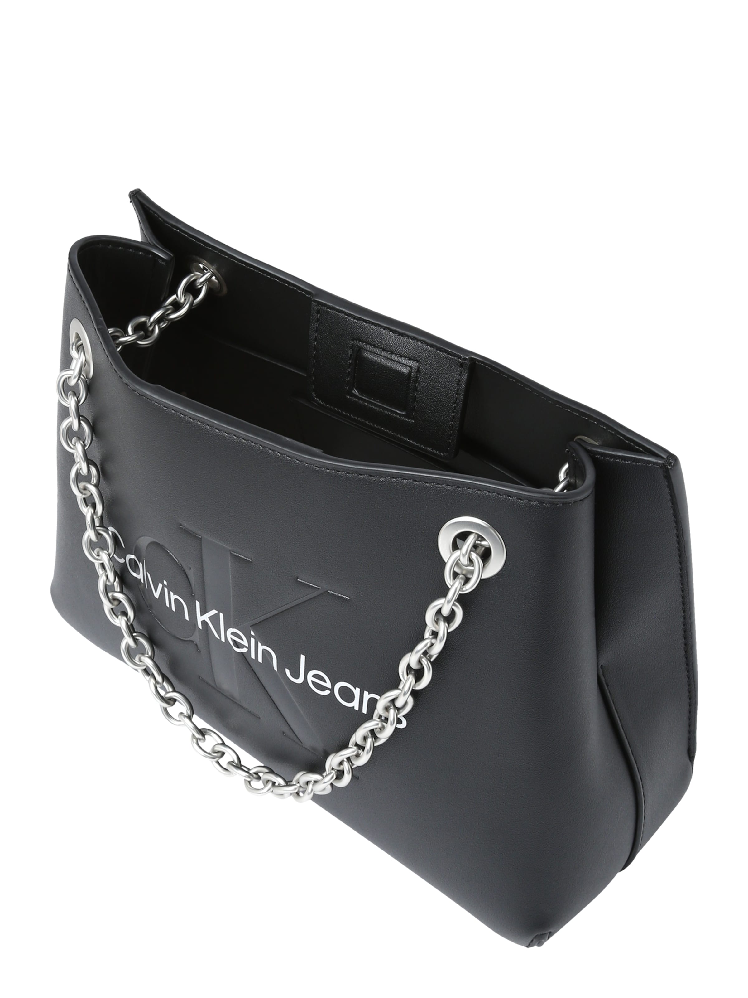 Calvin Klein Handbag Purse RN54163 Black Faux Leather Removable Cross Body  Strap | eBay
