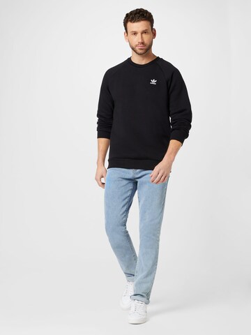 ADIDAS ORIGINALS - Sweatshirt 'Trefoil Essentials ' em preto