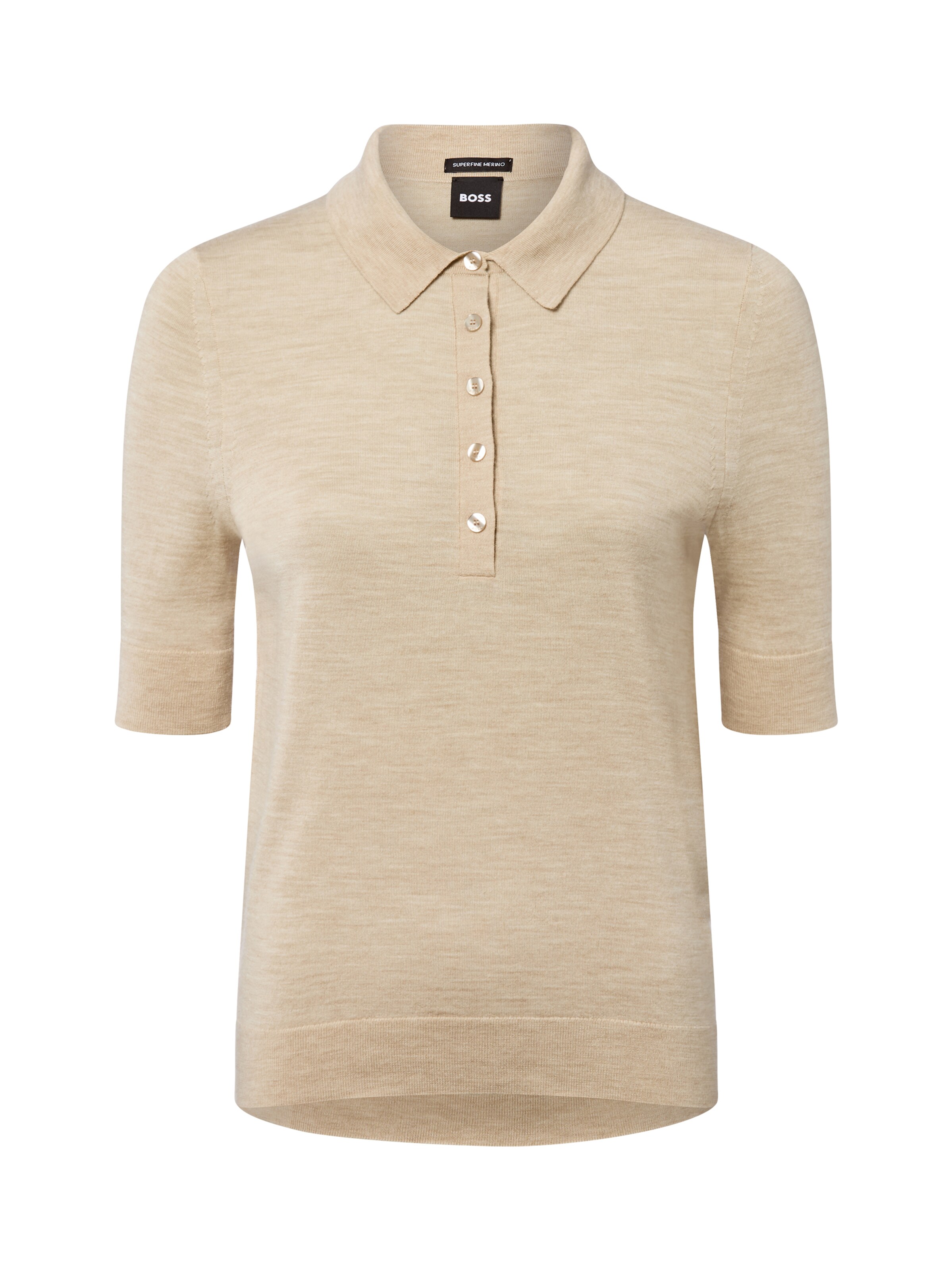 T-shirt 'Fidenka' BOSS en beige : devant