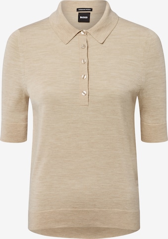 BOSS Shirt 'Fidenka' in Beige: voorkant