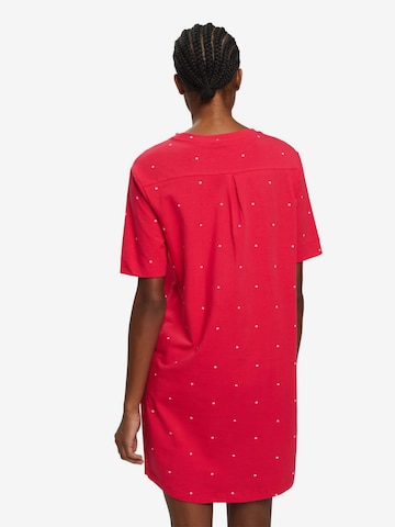 ESPRIT - Camisola de pijama em vermelho