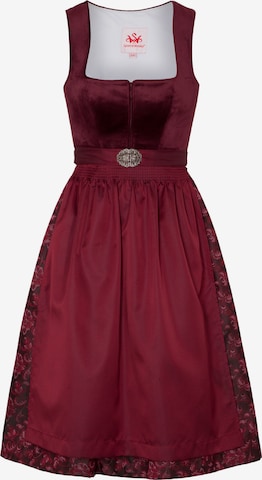 Dirndl 'Genua' SPIETH & WENSKY en rouge : devant