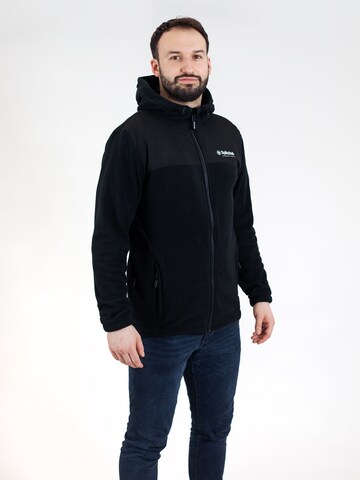 SPITZBUB Fleece Jacket in Black: front