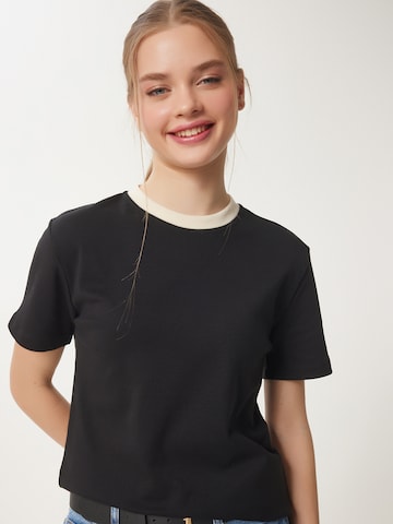 T-shirt Happiness İstanbul en noir