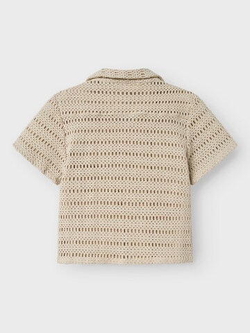 NAME IT Regular fit Overhemd in Beige