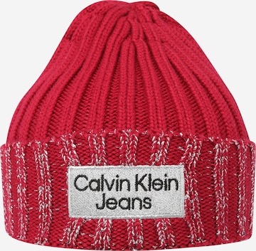 Calvin Klein Jeans Čepice – červená: přední strana