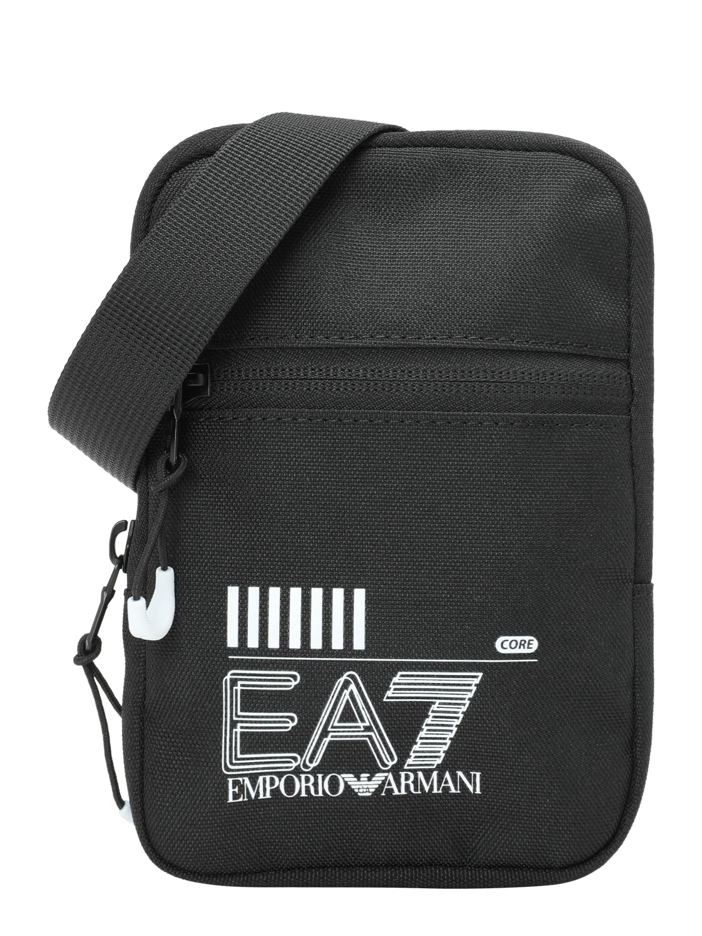 Sac à bandoulière EA7 Emporio Armani en noir : devant