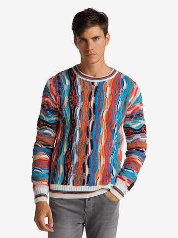 Carlo Colucci Sweater 'Codin' in Mixed colors: front