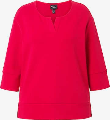 Ulla Popken Sweatshirt in Red: front
