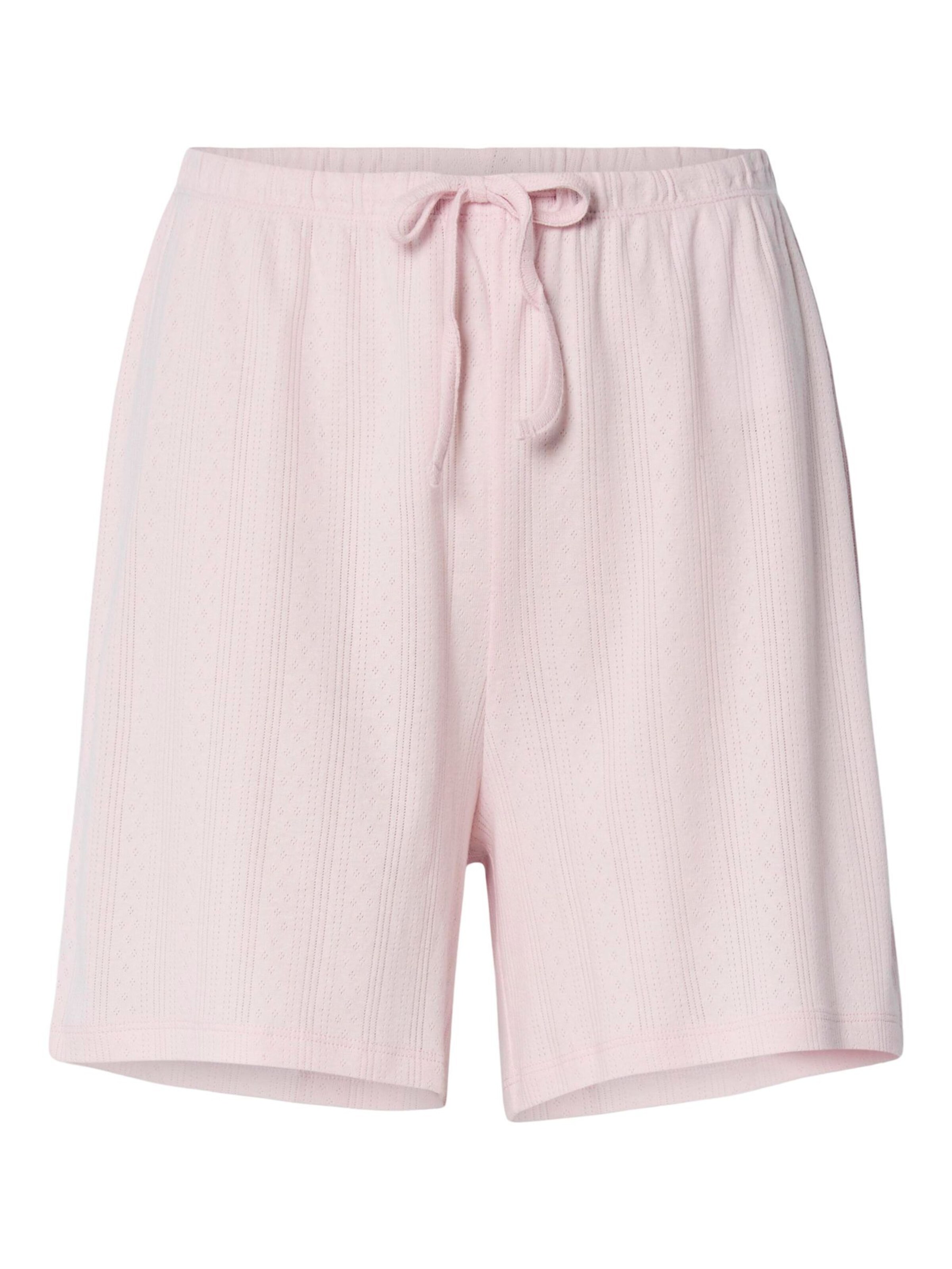 PIECES Trousers in Pink: front