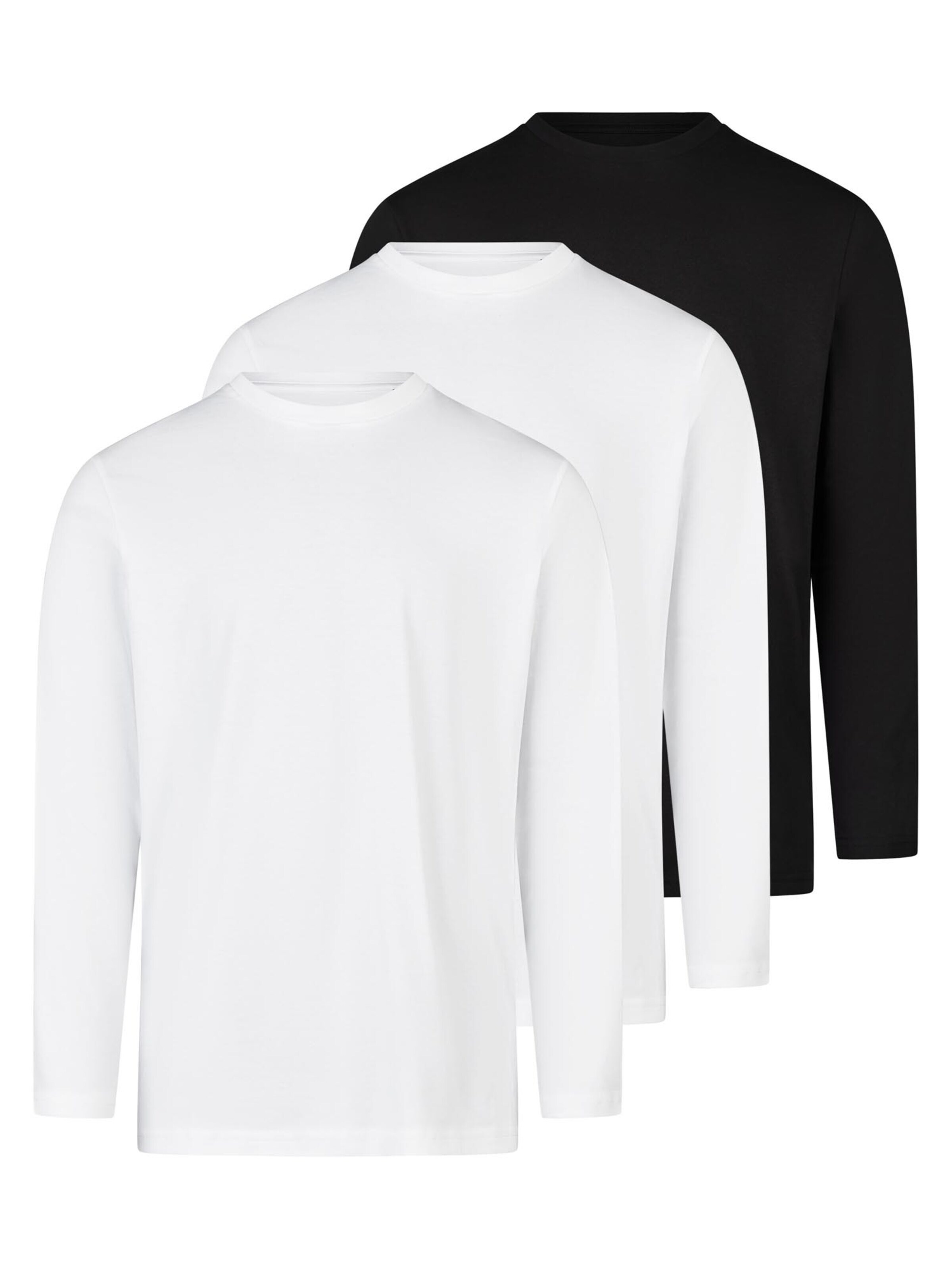 Ragman Shirt 'Basic' in Black: front