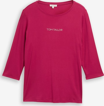 T-shirt Tom Tailor Women + en rose : devant