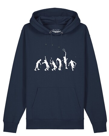 Sweat-shirt 'Tennis Evolution' Watapparel en bleu : devant