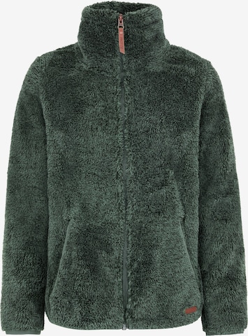 PROTEST Fleece jacket 'Riri JR' in Green: front