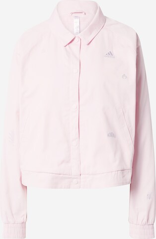 ADIDAS SPORTSWEAR Sportjacke 'Track Top With Healing Crystals Inspired Graphics' in Pink: predná strana