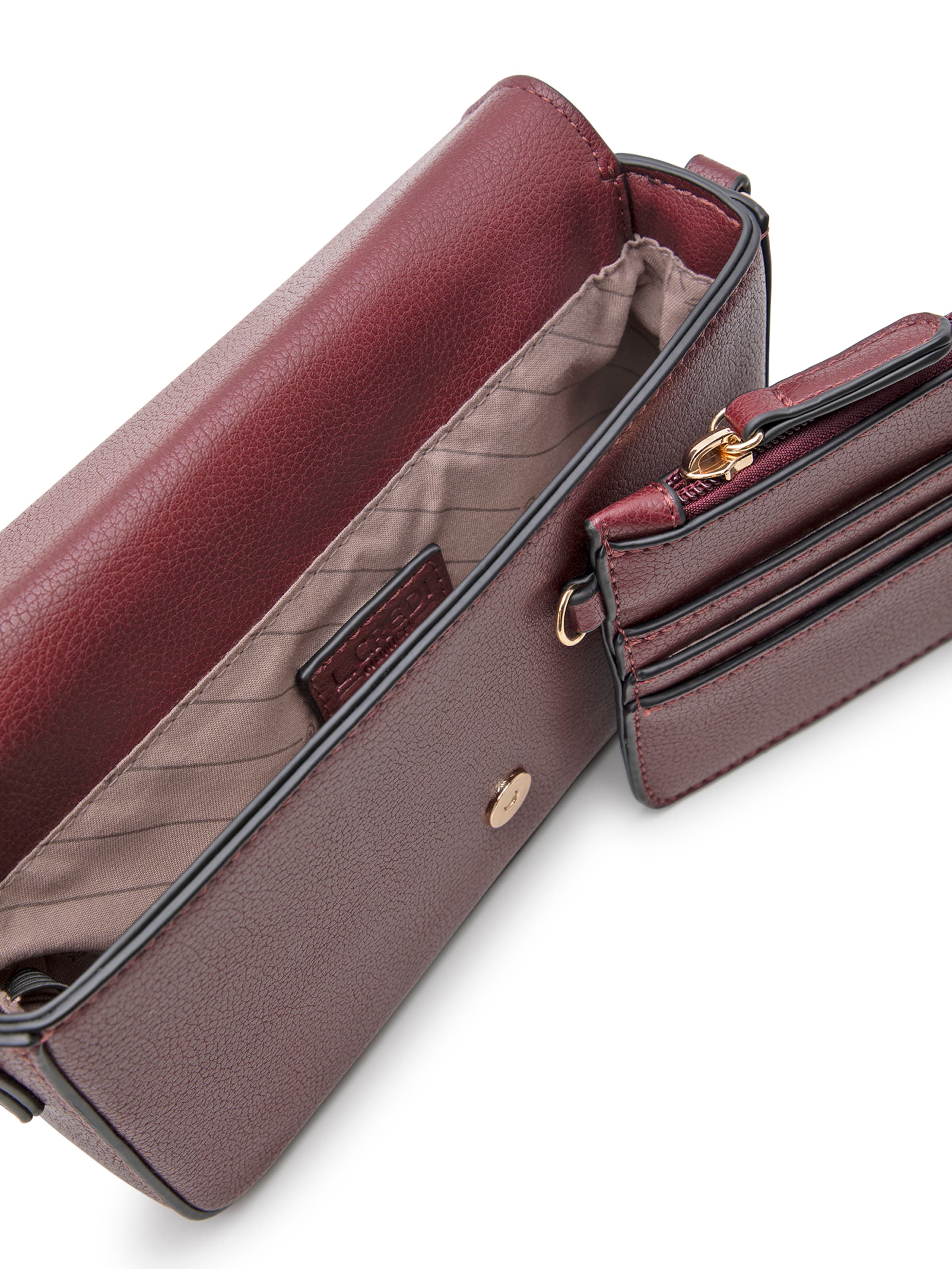 L.CREDI Crossbody Bag 'Jane' in Red