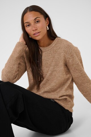 Kaffe - Pullover 'KANiel' em castanho