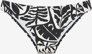 Slip costum de baie de la BUFFALO pe negru: față