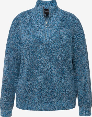 Pull-over Ulla Popken en bleu : devant