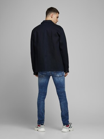 JACK & JONES Skinny Farkut 'Glenn' värissä sininen