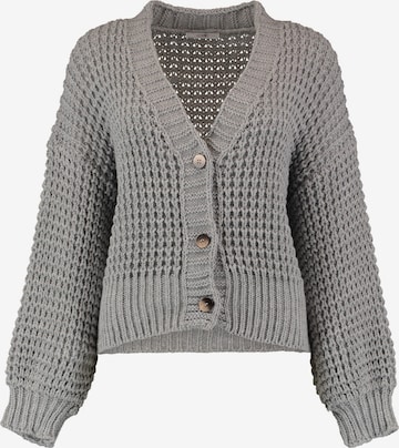 Hailys Knit Cardigan 'Bea' in Grey: front