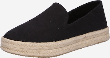 Espadrilles TOMS en noir : devant