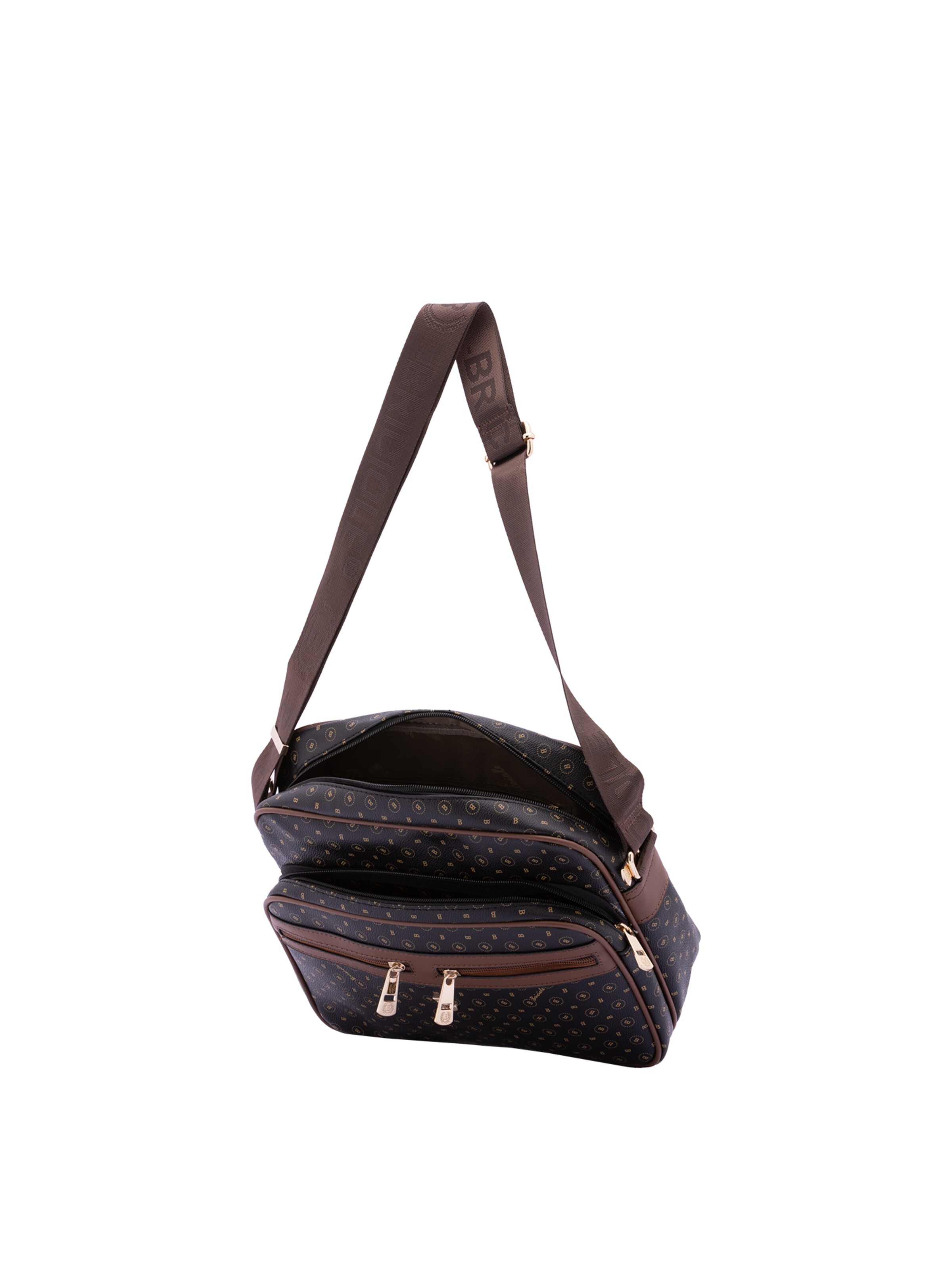 Borsa a tracolla di Briciole in nero