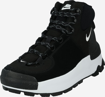 Nike Sportswear Μποτάκι με κορδόνια 'CITY CLASSIC BOOT' σε μαύρο: μπροστά
