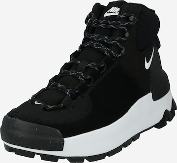 Ghete cu șireturi 'CITY CLASSIC BOOT' de la Nike Sportswear pe negru: față