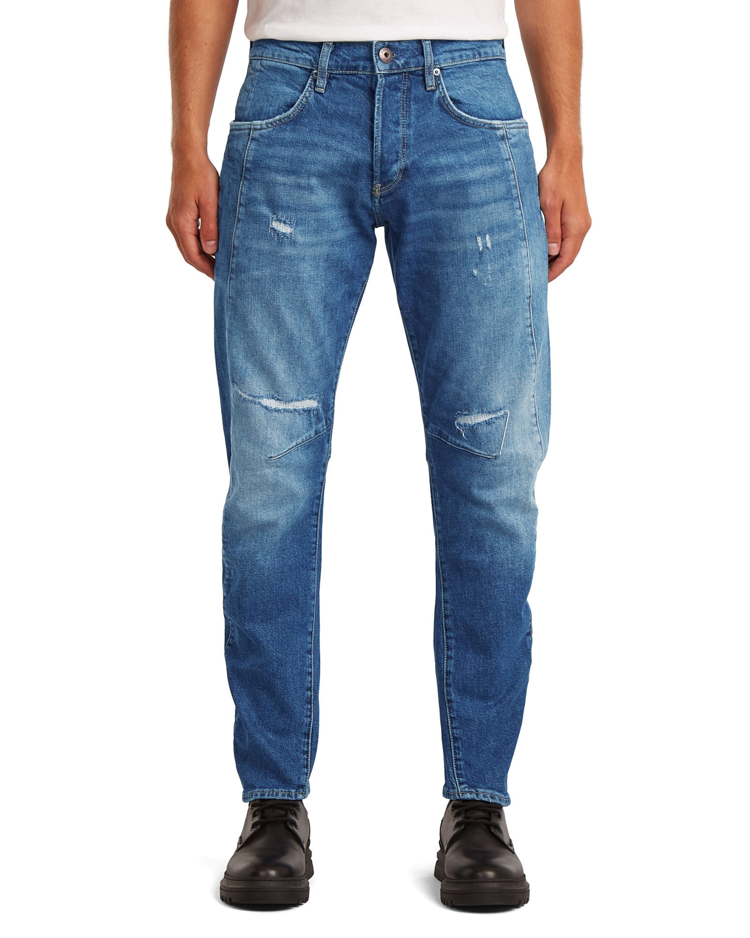 G-STAR Slimfit Jeans 'Contor' in Blauw: voorkant