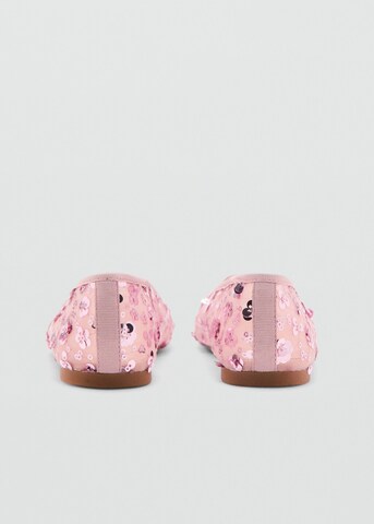 MANGO KIDS Ballet Flats 'Rose' in Pink