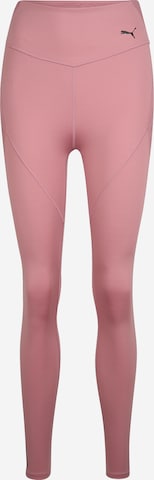 PUMA Skinny Športne hlače | roza barva: sprednja stran