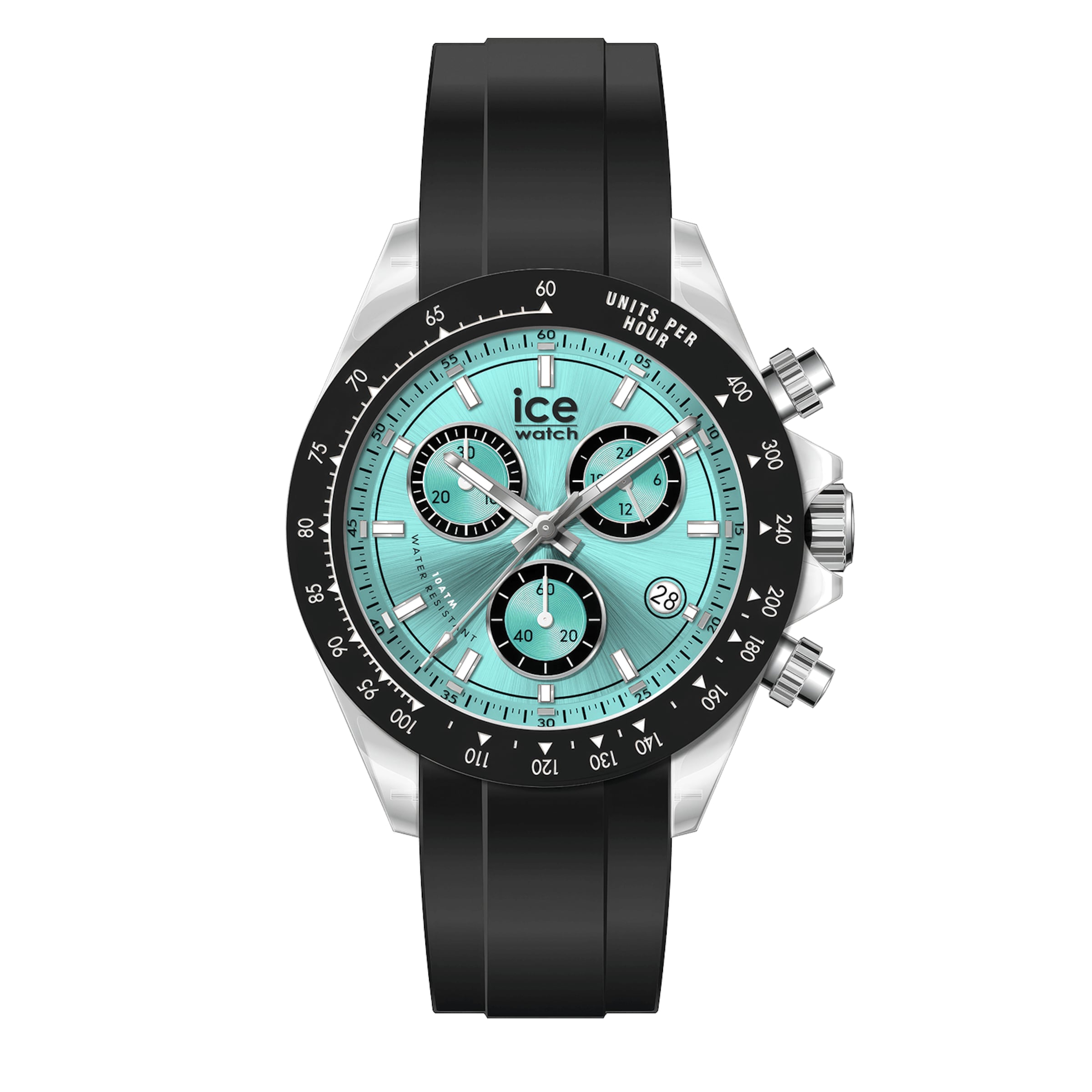 ICE WATCH Analoguhr in Schwarz: Vorderseite