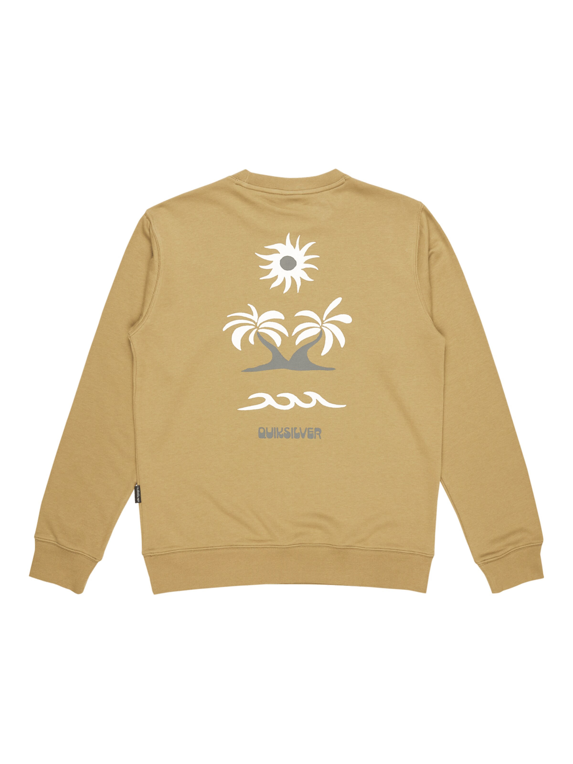 Sweat-shirt 'Graphic' QUIKSILVER en beige
