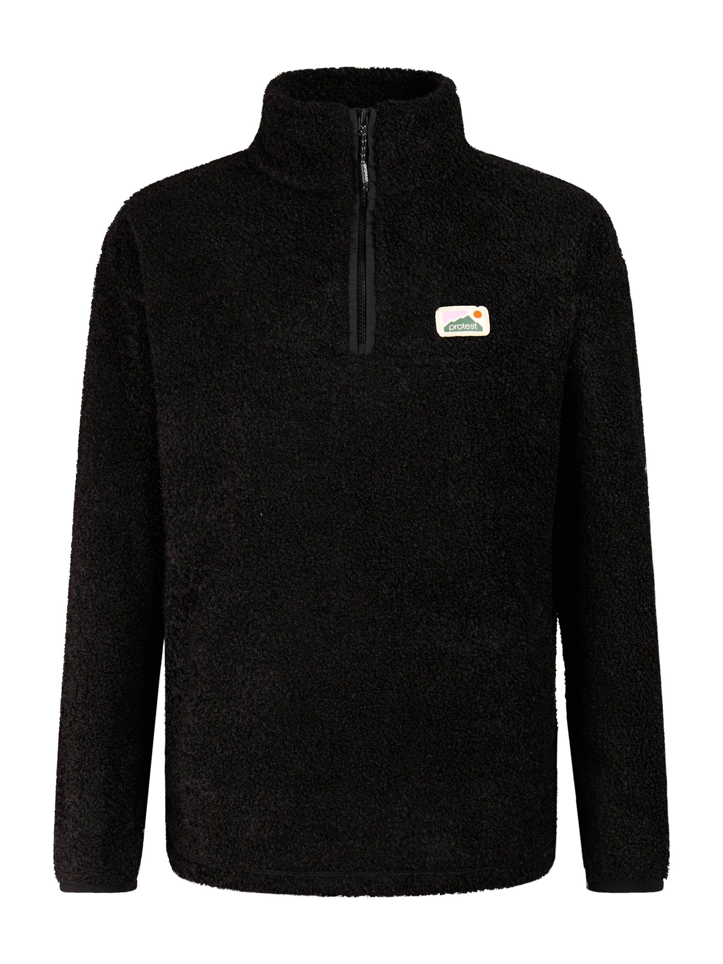 PROTEST Sportsweatshirt 'PRTTally'‌‌‌‌‌‌‌‌‌‌ in Schwarz: Vorderseite