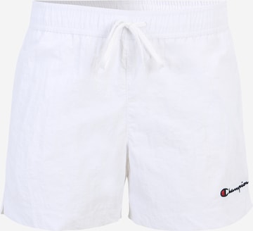 Champion Authentic Athletic Apparel Badeshorts i hvid: forside